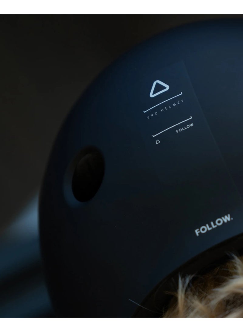 follow PRO HELMET - MATTE BLACK - Image 5