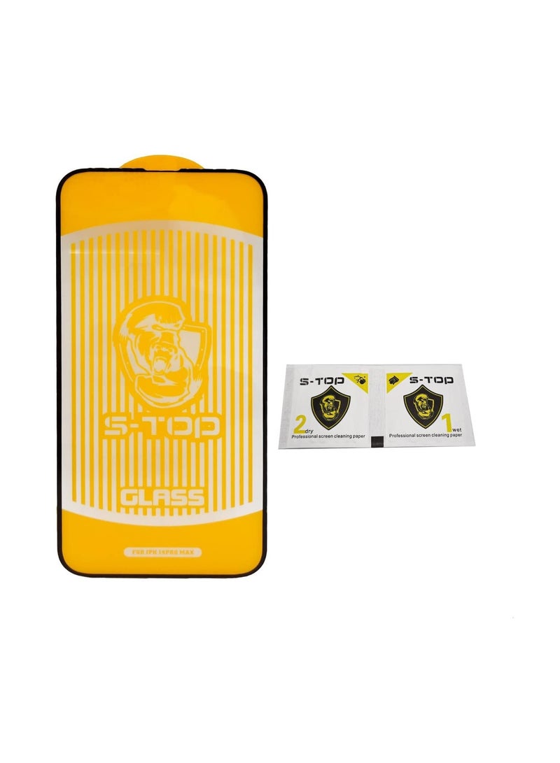 اس-توب منتجات S-TOP الأصلية | لاصقة حماية شاشة 10D الشفافة لجهاز ايفون 16 برو - Image 2