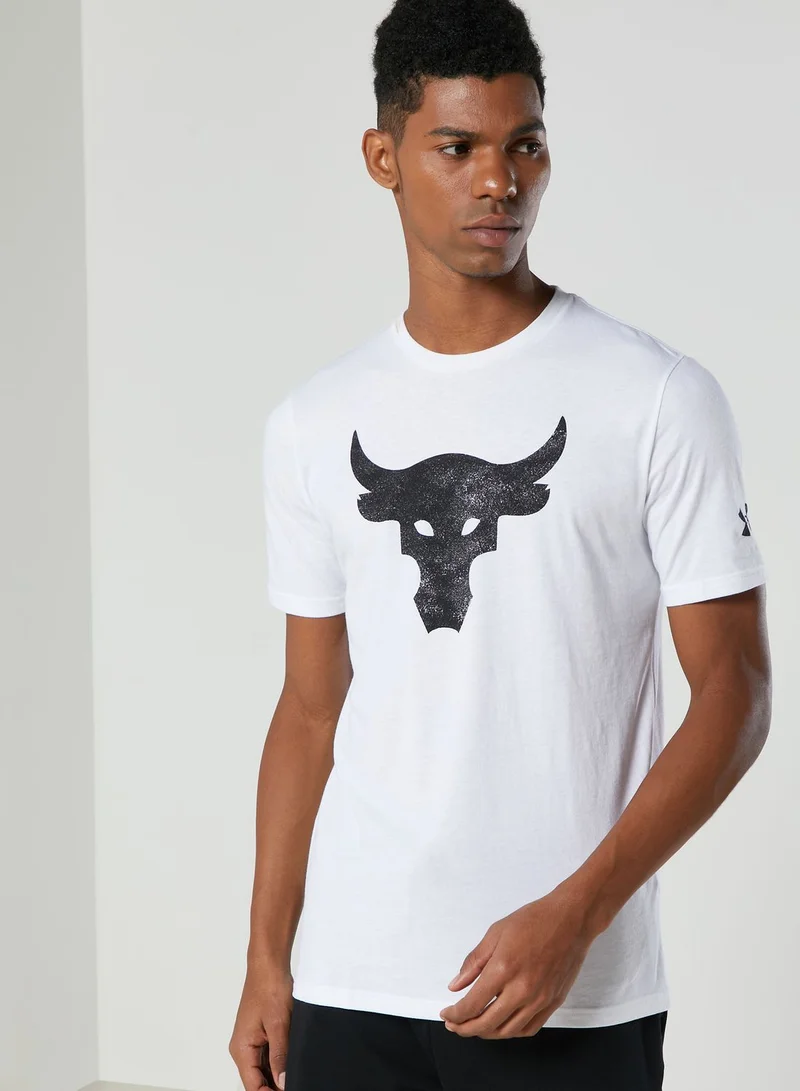 UNDER ARMOUR Project Rock Brahma Bull Logo T-Shirt