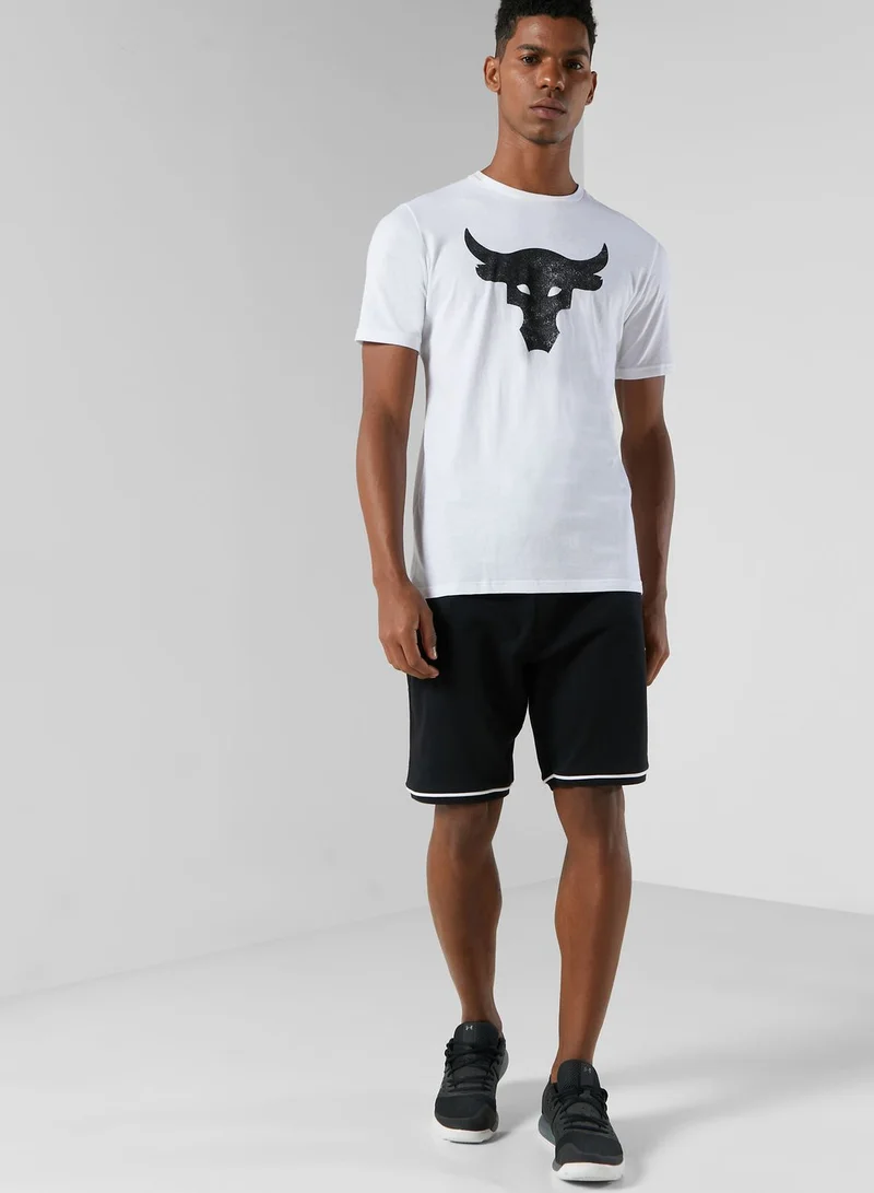 UNDER ARMOUR Project Rock Brahma Bull Logo T-Shirt