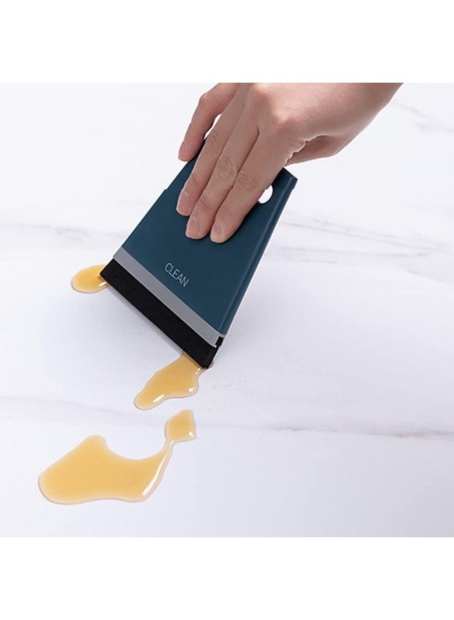 Oasisgalore 3-in-1 Mini Hand Broom with Dust Pan, Scraper & Brush - Gray - for Home, Car & Office Cleaning - Image 4