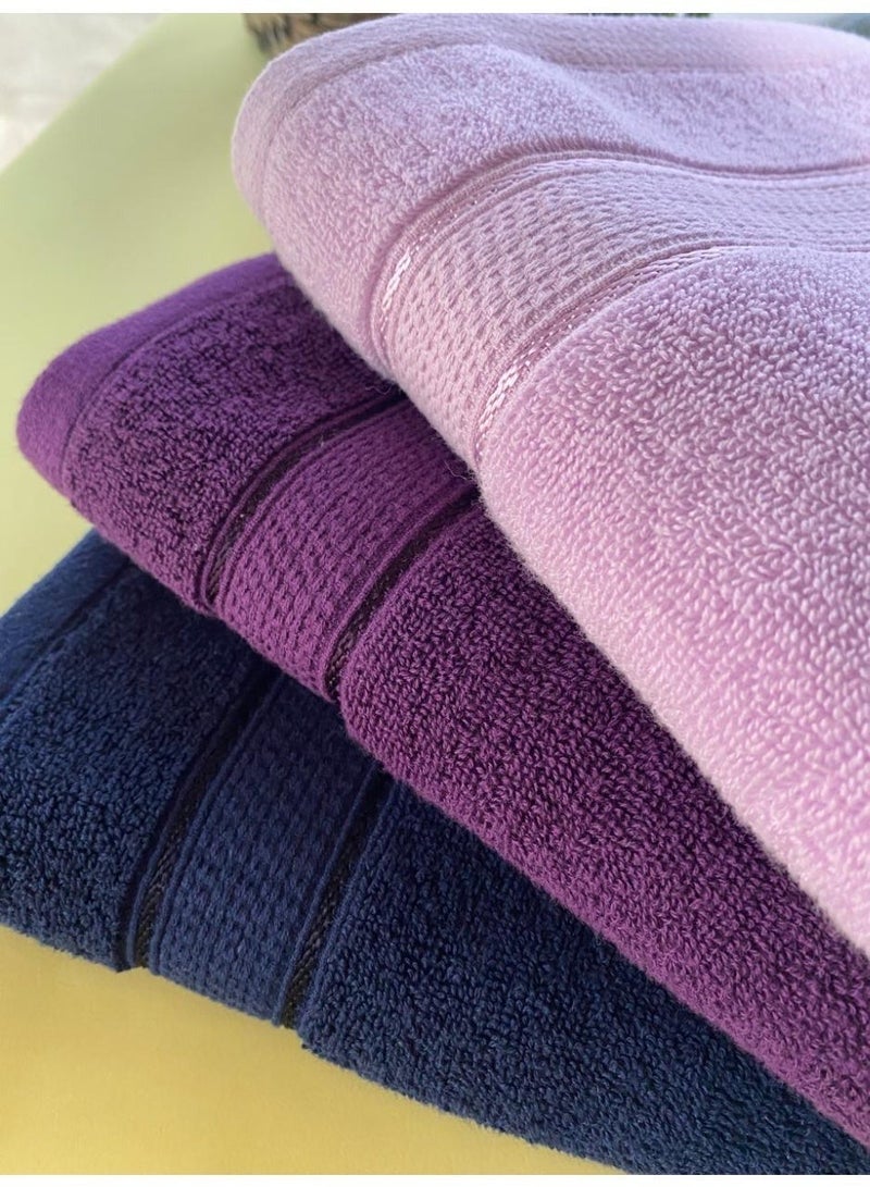 toãlla Toalla Premium  face Towel Set , cotton 100% , 3 peices,50 x 100  , terry ,Super Soft, Super Absorbent - Image 2