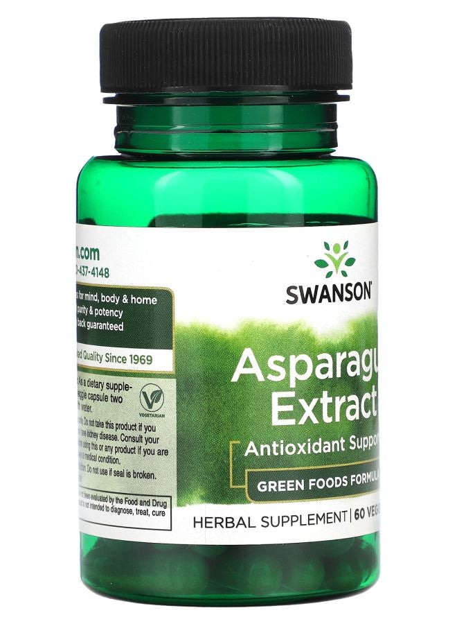 SWANSON Asparagus Extract 60 Veggie Caps - Image 2