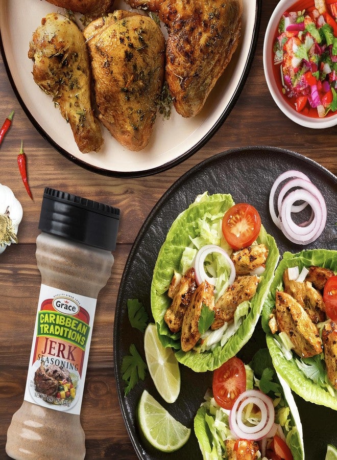 Grace Caribbean Traditions Jamaican Jerk Seasoning Dry Rub - 2 Pack - Jerk Seasoning Marinade - Jerk Seasoning Jamaican Style - Image 2