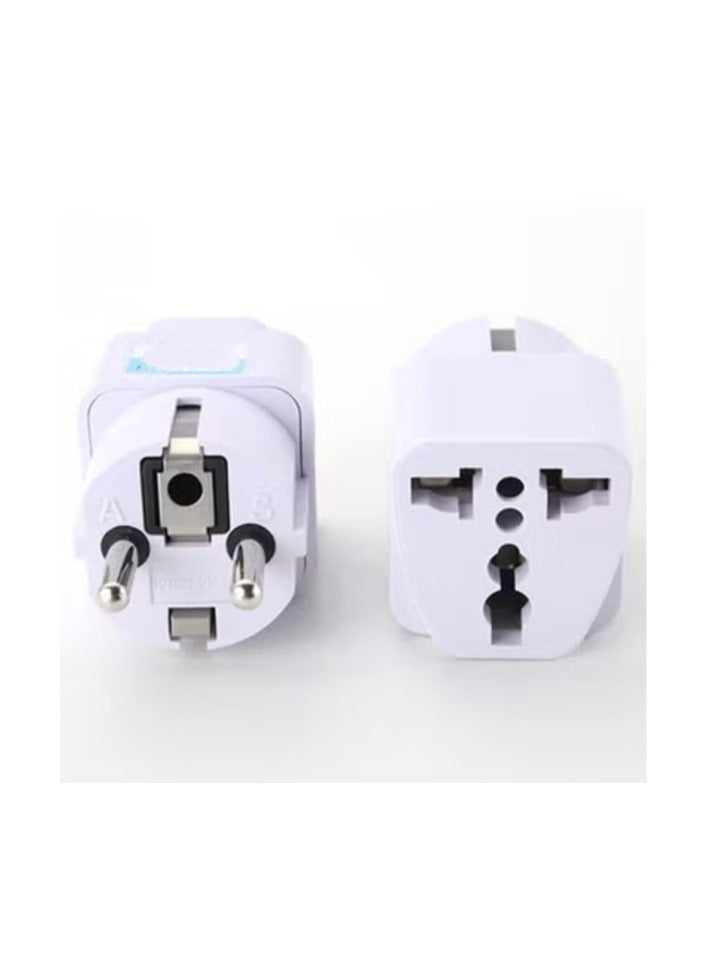 2 قطعة العالمي من الولايات المتحدة الأمريكية من المملكة المتحدة إلى الاتحاد الأوروبي في أوروبا التوصيل AC 250V محول السفر الطاقة - Image 2