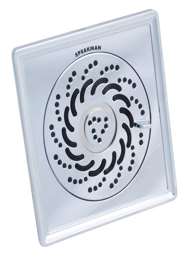 Speakman S-5002-E2 Rainier Exhilaration High Pressure Fixed Shower Head, 2 GPM, Polished Chrome - Image 1
