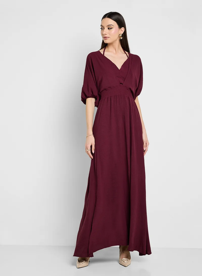 ELLA Dress With Ruched Waist