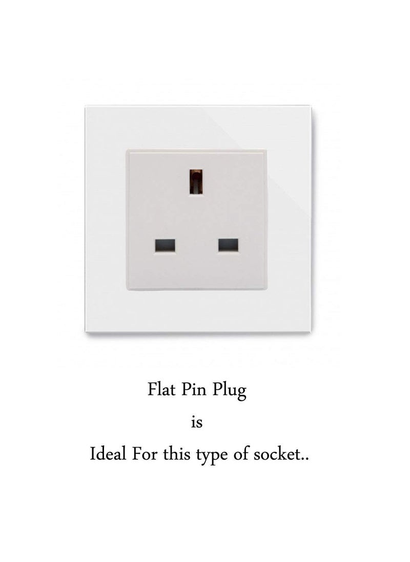 HI PLASST PINS N PLUGS HiPlasst Pack of 3 India to UK Plug Adapter TypeG Converter Universal Travel Adapter for UK UAE Singapore Hong Kong Ireland Kenya Dubai  - Image 5