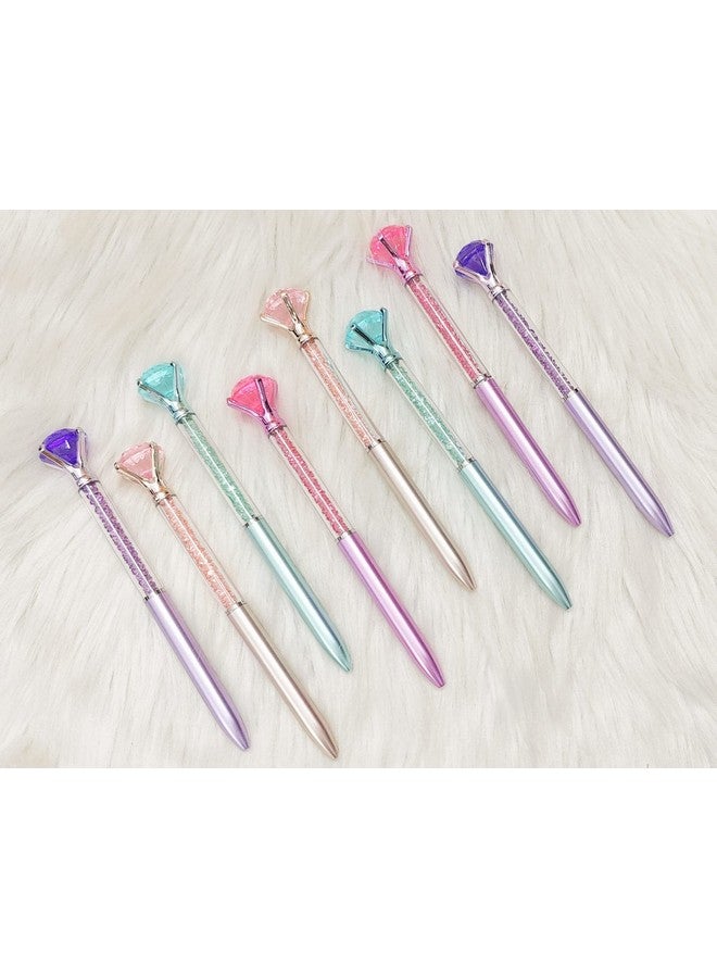 Tera13 Return Gifts For Kids, Pen For Girls (8 Pcs) Diamond Pen For Kids, Stylish Pen For Girls, Gel Pen, Gift Pen Set, Pen For School, Diamond Design Pen Birthday Gifts - Image 5