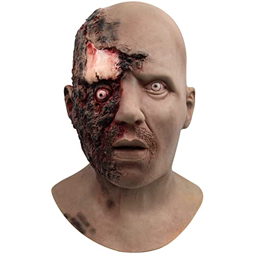 CAFELE Scary Walking Dead Zombie Mask Creepy Latex Halloween Costume Horror Bloody Adult Halloween Decoration Props - Image 1