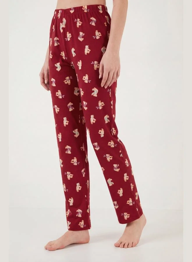 Lela  Lela Cotton Regular Fit Patterned Crew Neck Pajama Set Women's PAJAMA SET 65790784 for Women | Best Price UAE