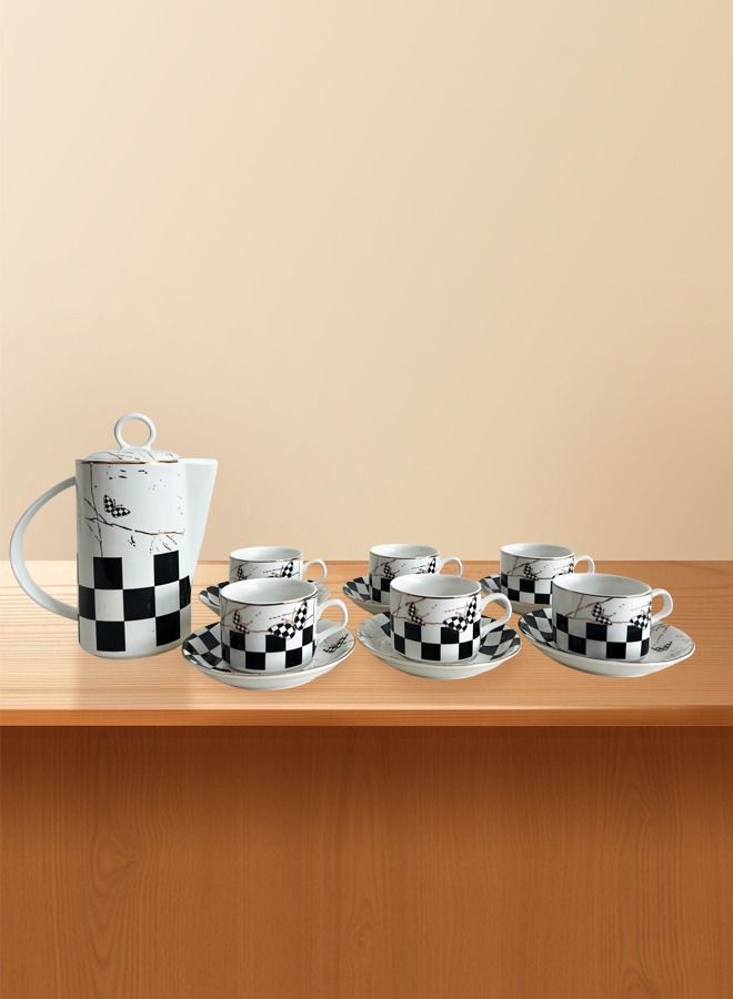 شيانغ يو صندوق الهدايا تصميم فاخر القهوة السيراميكية الشاي صحن مع وعاء مجهز لفندق المطعم المنزلي - Image 1