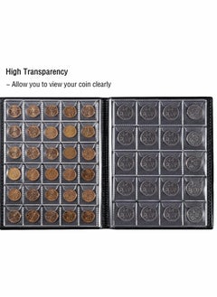 Y&D Currency Coin Album, Holder, 370 Pockets and Collecting Binder, 120 Paper Money Stamp Page Album Supplies for Collectors  - Image 5