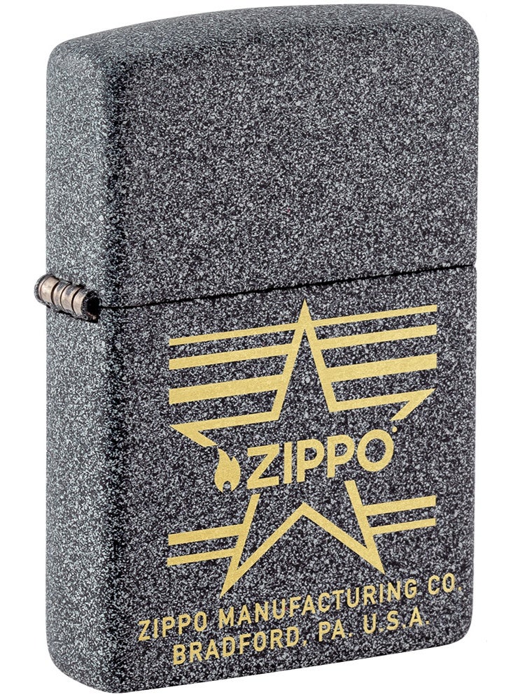 Zippo 48711 211 Zippo Star Design Iron Stone Windproof Lighter - Image 1