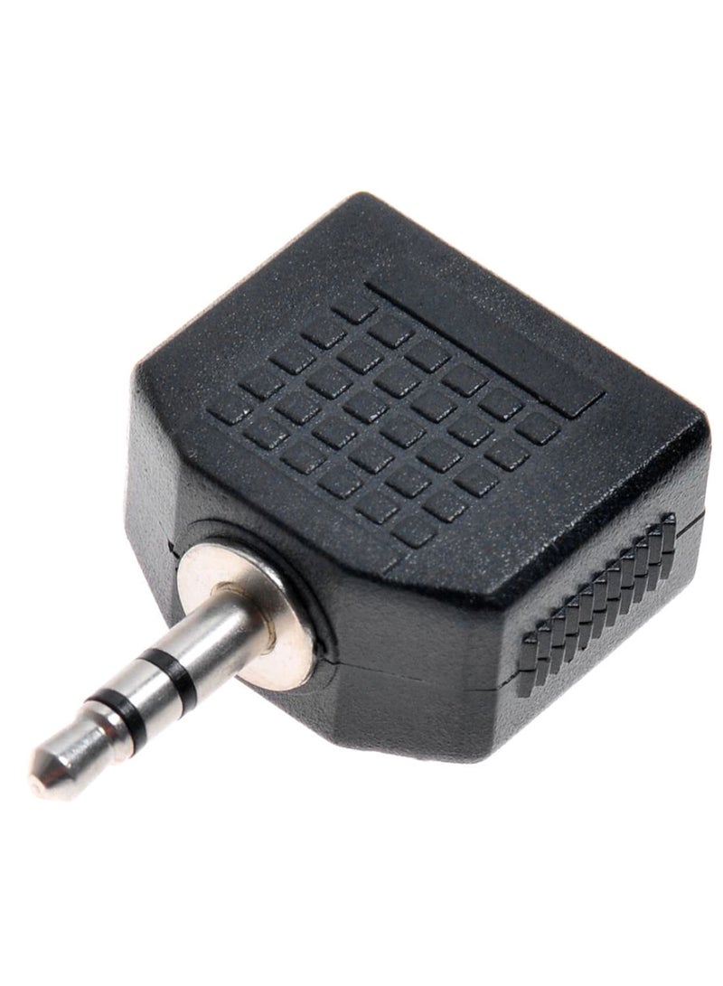 NIBEMINENT Stereo Jack-Y Headphone Splitter Adapter Black - Image 3