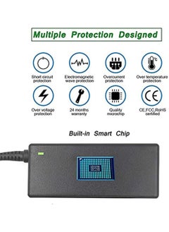 EzzySo 90W Univeral Laptop Charger 15V-20V Power Supply with 10 Connectors, Compatible with 65W 45W AC Adapter for Notebook ACER, ASUS, HP, LENOVO ThinkPad, SAMSUNG, SONY TOSHIBA  - Image 4