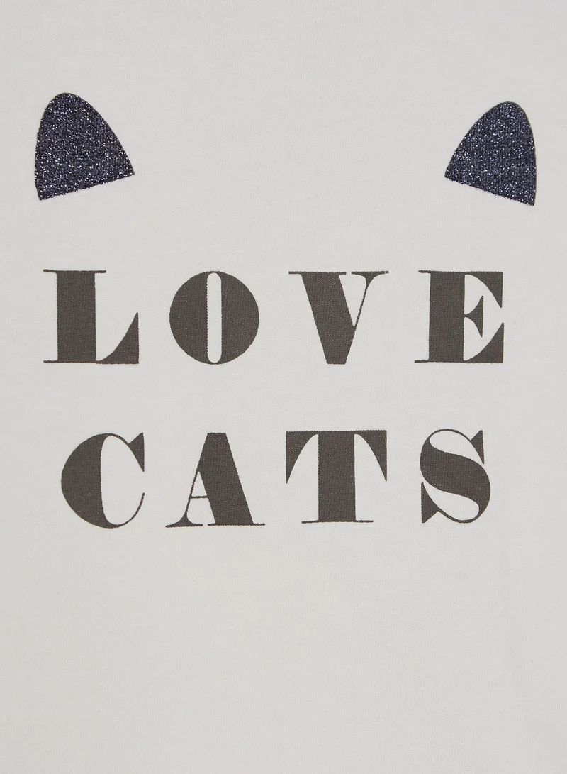 MANGO Infant Slogan T-Shirt