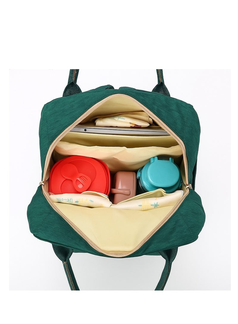 Du Hu High Quality Large Capacity Waterproof Diaper Nappy Bag Portable Organizer Storage Features Polyester Lining Mommy Baby Travel - Image 2