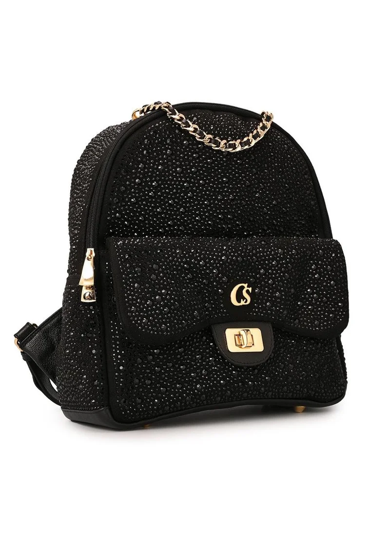 Black Crystal Backpack