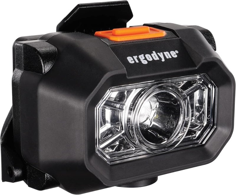 Ergodyne Ergodyne Skullerz 8978 Intrinsically Safe Hard Hat Headlamp Light Compatible with Ergodyne Skullerz Hard Hats and Safety HelmetsBlack  - Image 1