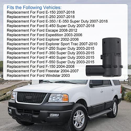 JDMSPEED New Set of 4 Pcs Bumper Backup Parking Sensor Replacement for 4F23-15K859-AA 4F2315K859AA - Image 4