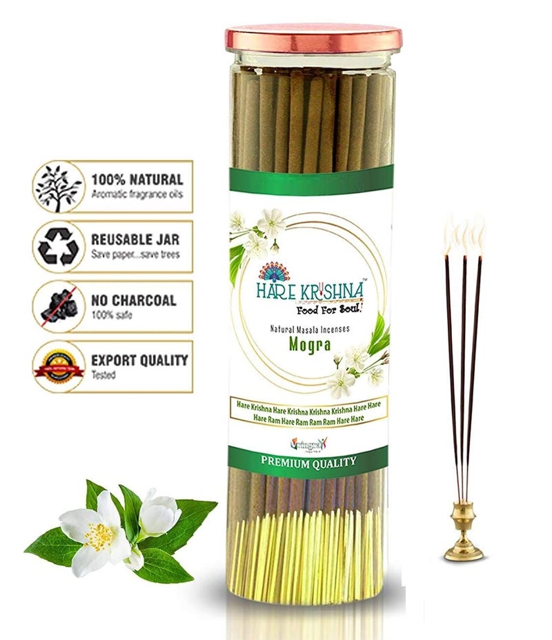 Natural Aroma Mogra Hare Krishna Food Agarbatti for SoulNatural and ChemicalFree Incenses Stick 200 gm Pack of 2 - Image 2