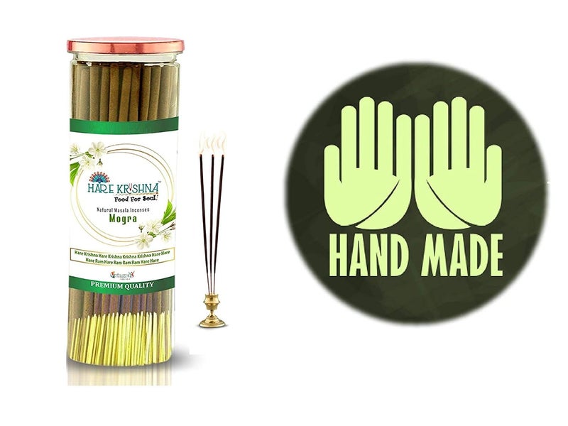 Natural Aroma Mogra Hare Krishna Food Agarbatti for SoulNatural and ChemicalFree Incenses Stick 200 gm Pack of 2 - Image 5