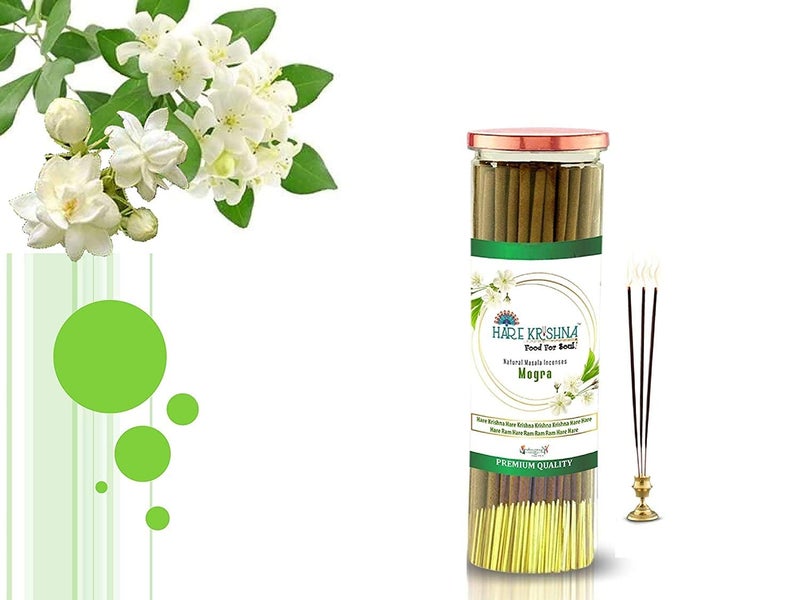 Natural Aroma Mogra Hare Krishna Food Agarbatti for SoulNatural and ChemicalFree Incenses Stick 200 gm Pack of 2 - Image 4