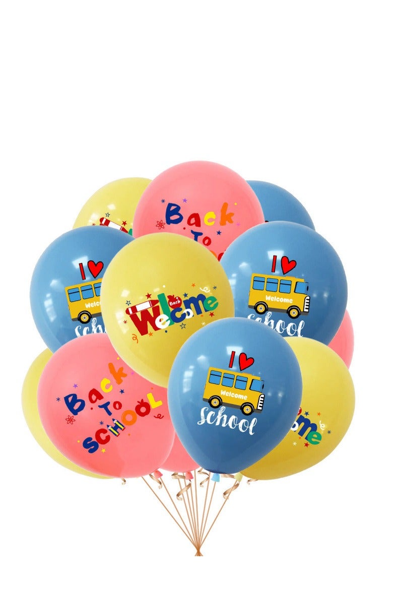 Tanwer Back to school season flag raising opening ceremony classroom decoration kindergarten arrangement balloons - Image 4