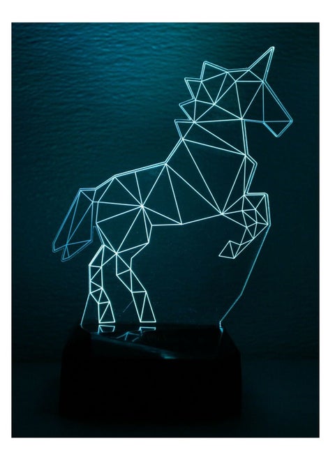 3D Nightlight Unicorn Creative 3D Lamp Touch-Switch LED 7 Colors