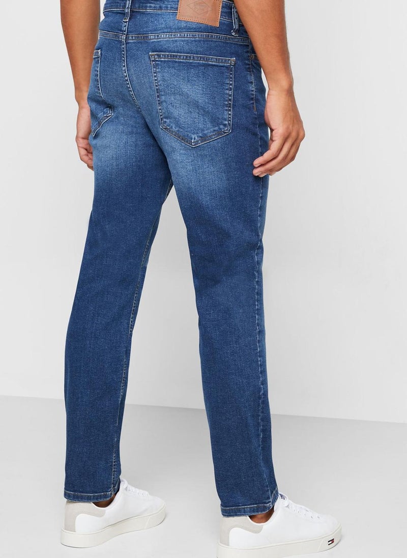 Lee Cooper Mid Wash Straight Jeans  - Image 3