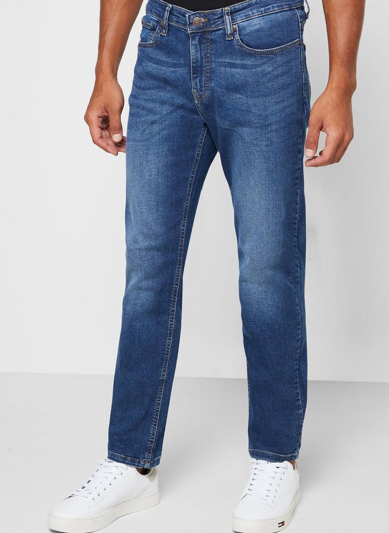 Lee Cooper Mid Wash Straight Jeans  - Image 1
