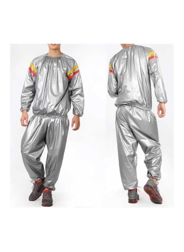 Silver Sauna Slimming Suit Sweating Size L - Image 3