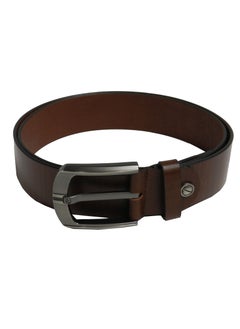 LAVERI LEATHER GENUINE LEATHER 40MM FORMAL AND CASUAL BROWN BELT FOR MENS  - Image 3