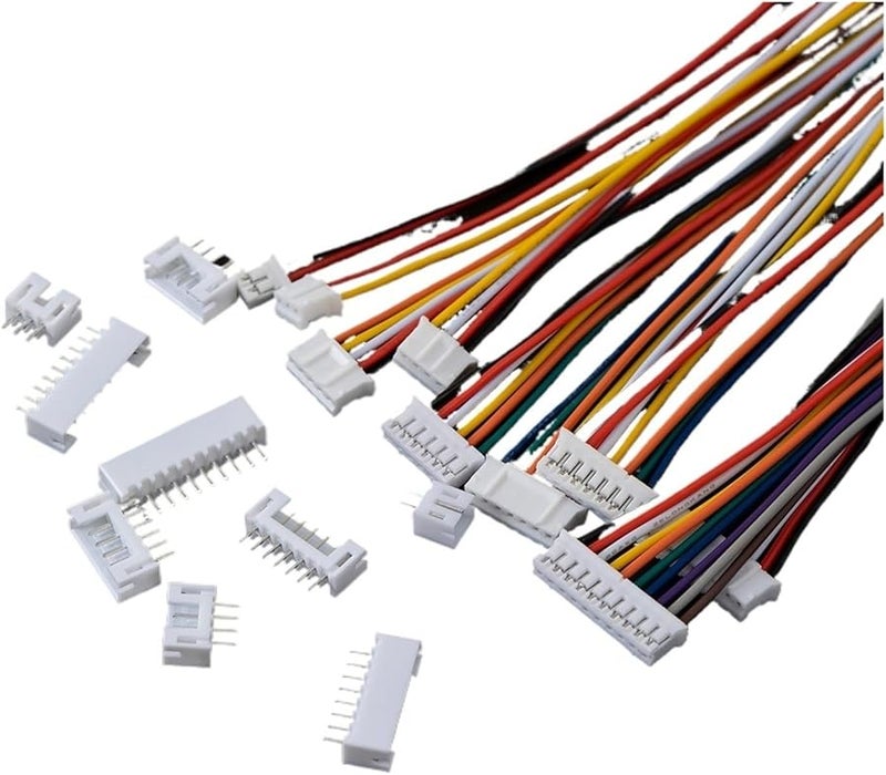 XH2 54mm Wire Cable Connector Set 5 Sets Male Female Plug Socket Length 200MM 10P - Image 1