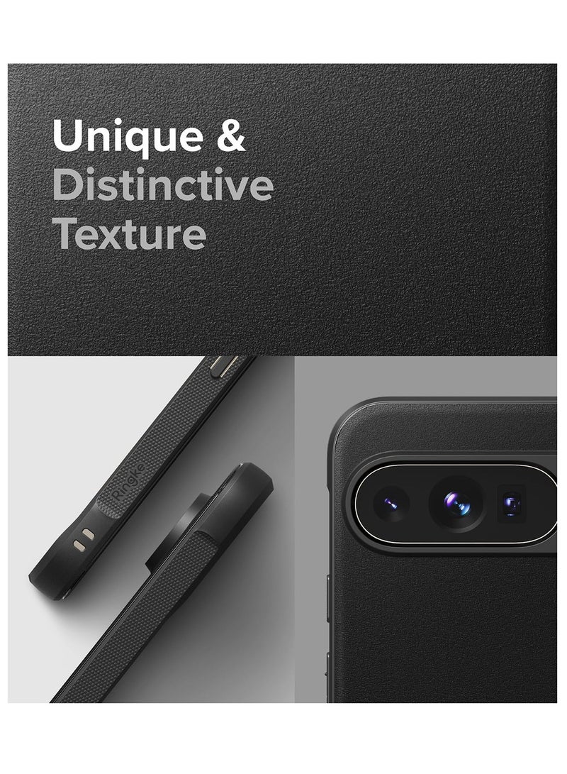 Ringke Onyx [Feels Good in The Hand] Compatible with Google Pixel 9 Pro Case, Anti-Fingerprint Technology Prevents Oily Smudges Non-Slip Enhanced Grip Precise Cutouts for Camera - Black - Image 3