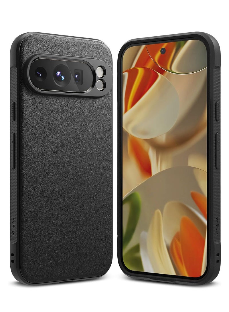 Ringke Onyx [Feels Good in The Hand] Compatible with Google Pixel 9 Pro Case, Anti-Fingerprint Technology Prevents Oily Smudges Non-Slip Enhanced Grip Precise Cutouts for Camera - Black - Image 1