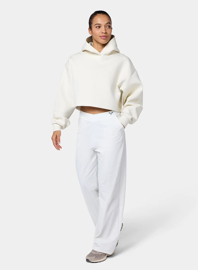 SQUATWOLF Wrap Waist Wide-Leg Sweatants