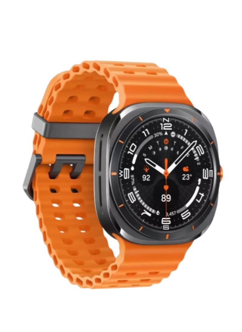 ماركة غير محددة - ساعة ذكية JS Watch 7 Ultra مع شاشة عرض دائرية وغطاء للساعة وحزام سيليكون وشاحن لاسلكي - Image 1