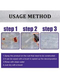 Jaysuing Multipurpose Rust Remover Spray for Home and Car, Instant Rust Remover for Metal, Auto Parts and Various Metal Surfaces, 120ml Antioxidant Spray, Easy to Use  - Image 4