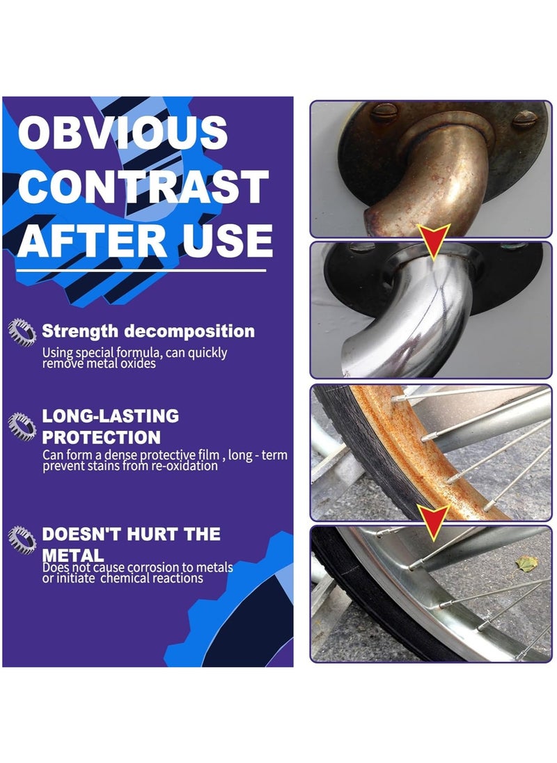Jaysuing - Multipurpose Rust Remover Spray for Home and Car, Instant Rust Remover for Metal, Auto Parts and Various Metal Surfaces, 120ml Antioxidant Spray, Easy to Use - Image 1