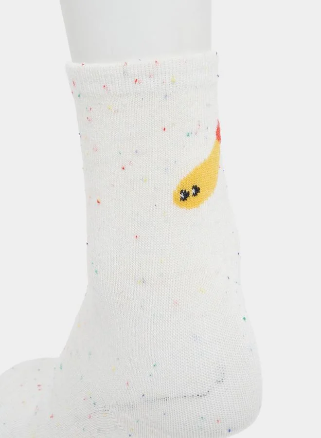 Styli Styli Set Of 2 - Cat Print Socks