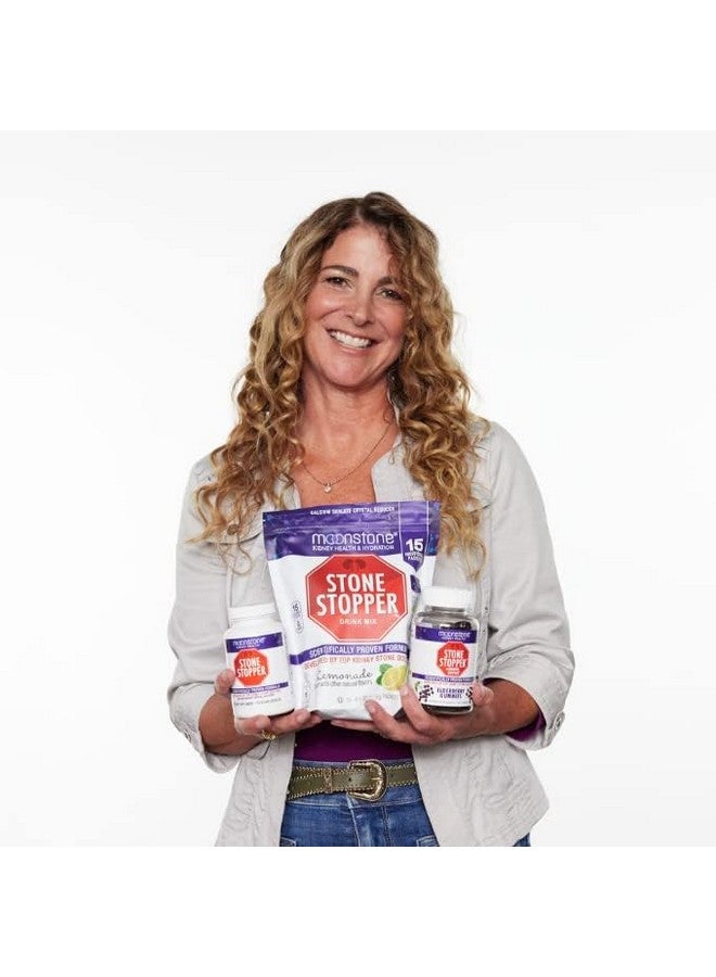 Moonstone كبسولات ستوبير الحجر، منع حصوات الكلى، واقي أكسالات الكالسيوم، مكمل دعم سترات القلوي، تم تطويره بواسطة أطباء المسالك البولية لدعم صحة الكلى، إمداد لمدة 30 يومًا (120 حبة) - Image 5
