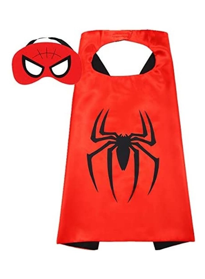 NIBEMINENT Superhero Cape With Mask Cape: 27x27, Mask: 6.5inch - Image 1