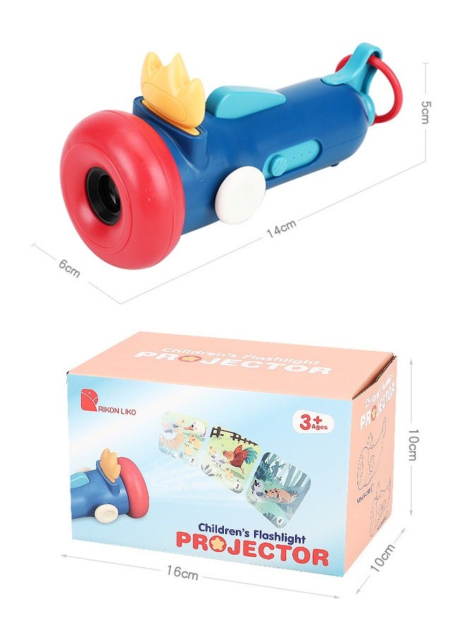 Generic - Projection Flashlight Educational Toys Bedtime Night Lamp for Boys Girls 8 story themes 4-6 years old - Image 1