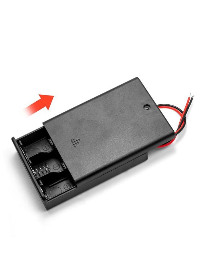 Lampvpath (Pack of 4 3AA 4.5V Battery Holder with Switch, 3X 1.5V AA Battery Holder with Leads and Switch - Image 4