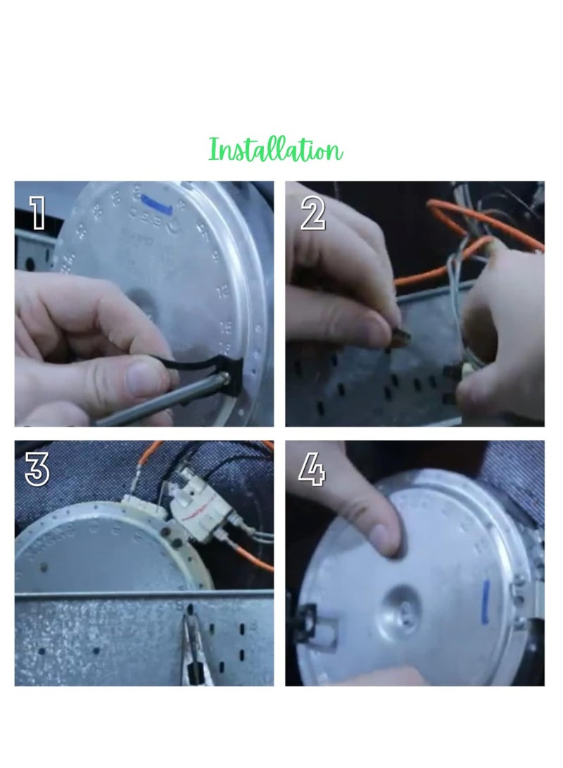 318178110 Surface Burner Element Replacement 6" Range Cooktop Radiant Heating Element 1200W Repalces Part # 316010205 - Image 3