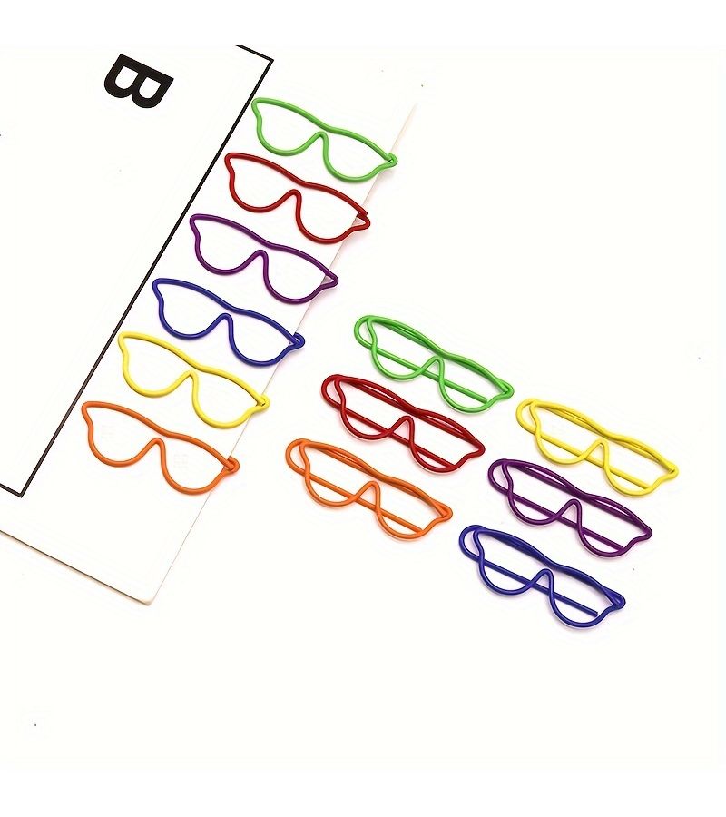 50 Pcs Polychrome Paper Clips With Loop Eyes For Office Bulletin Board Crafting - Image 5