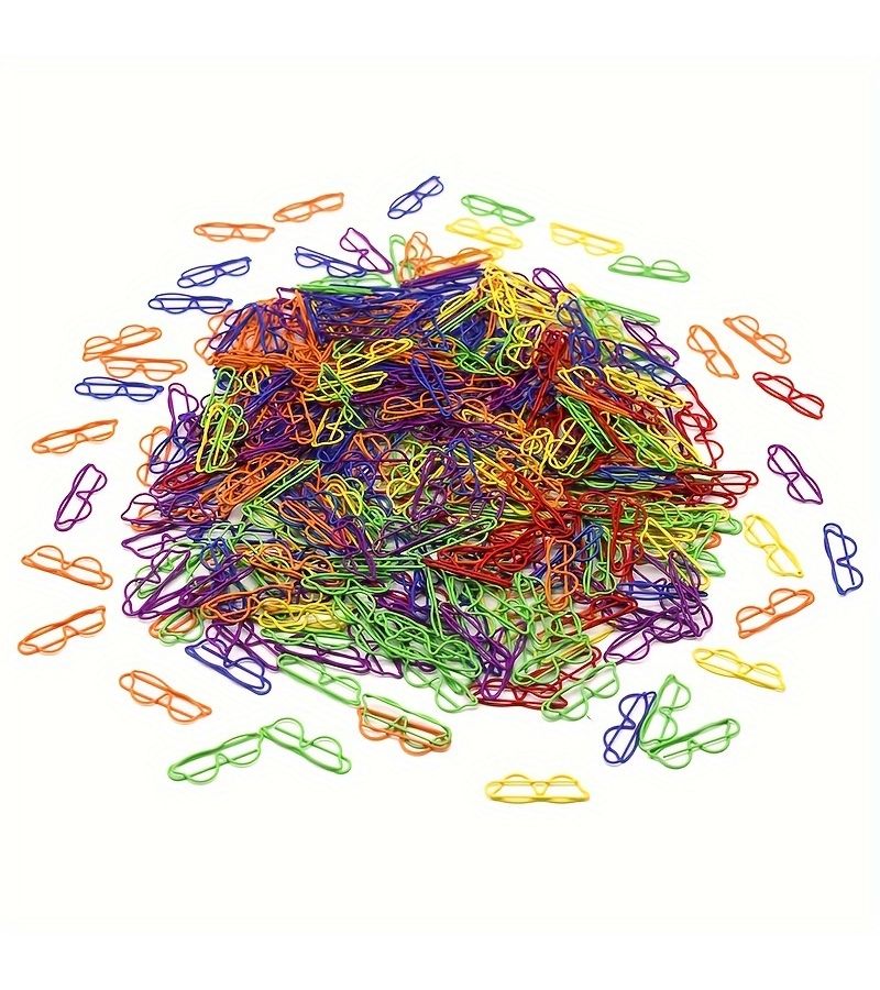 50 Pcs Polychrome Paper Clips With Loop Eyes For Office Bulletin Board Crafting - Image 3