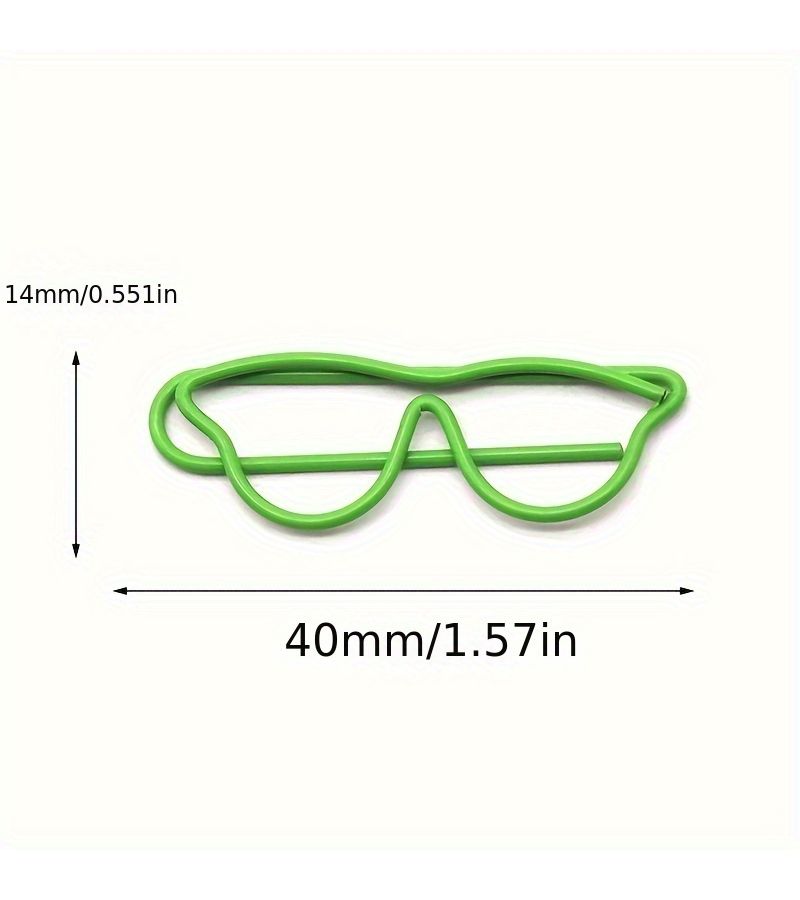 50 Pcs Polychrome Paper Clips With Loop Eyes For Office Bulletin Board Crafting - Image 2